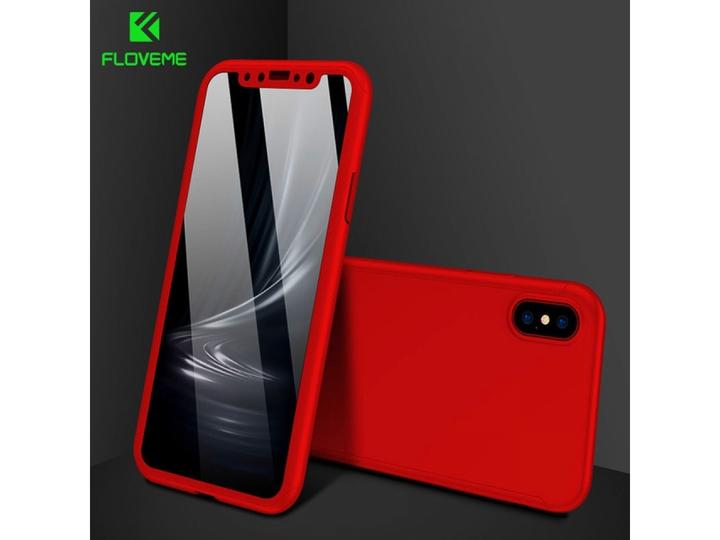 Actual product image Floveme 360 degree bulletproof glass case iPhone XS all-round protection (1 Piece, Apple iPhone XS)