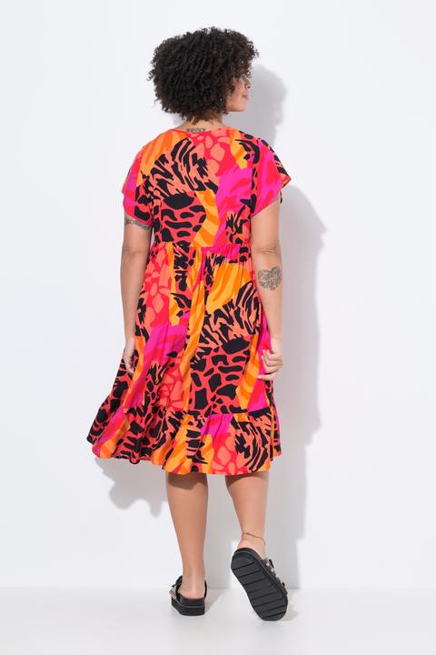 Produktbild Angel of Style Kleid, A-Linie, leuchtender Animal-Patchprint (48)