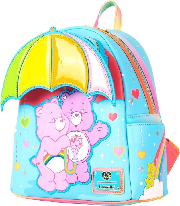 Produktbild Loungefly Die Glücksbärchis by Mini Rucksack Rainbow
