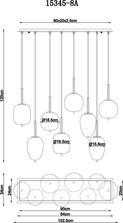 Produktbild Globo Blacky (E14)