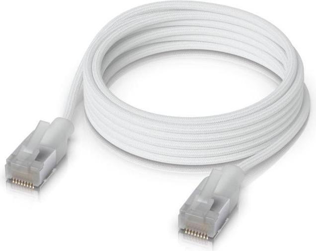 Produktbild Ubiquiti UACC-CABLE-PATCH-EL-C6A-2M-W - Patchkabel Cat.6a, S/FTP, 2m, weiss (S/FTP, CAT6a, 2 m)