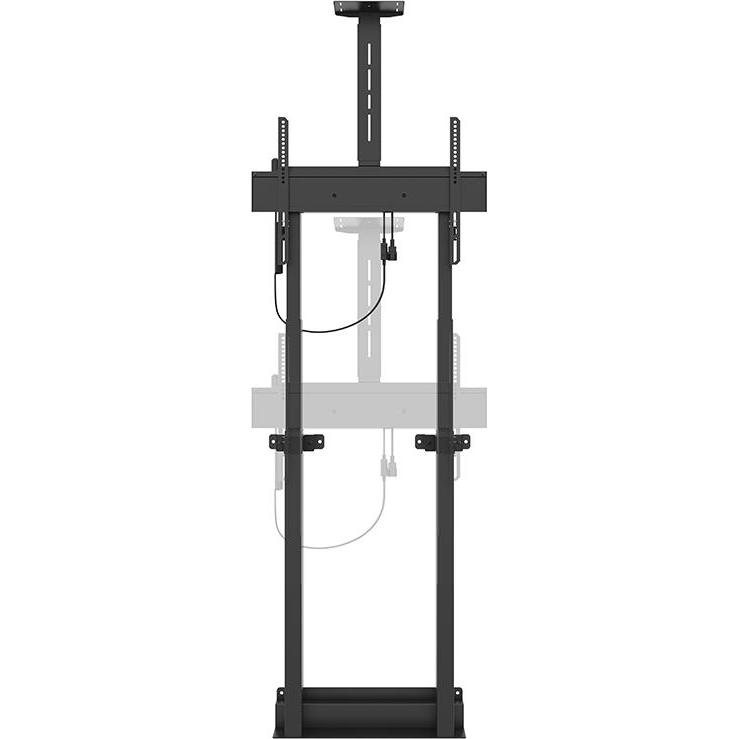 Multibrackets Standfuss elektr, -90", max 90 kg, schwarz (90", 90 kg), TV Ständer, Schwarz