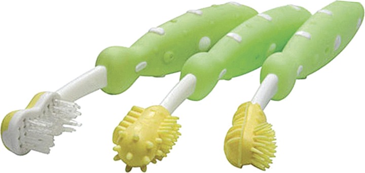 Produktbild Nuby Zahnputztrainer 3er Set (Weich, 1 x)