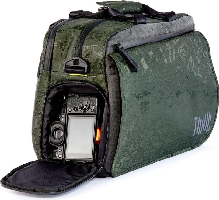 Image du produit 3 Legged Thing Toxic Wraith Camera Messenger L Water Resistant "Frog" Pocket Emerald (Sac à bandoulière pour appareil photo)