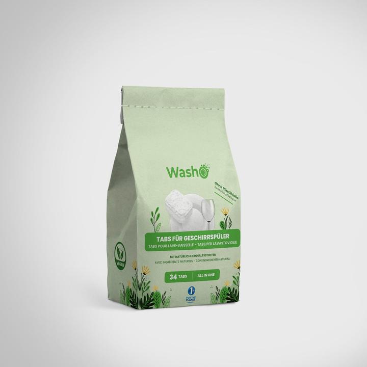 Produktbild Washo Geschirrspültabs (Tabs, 34 x)