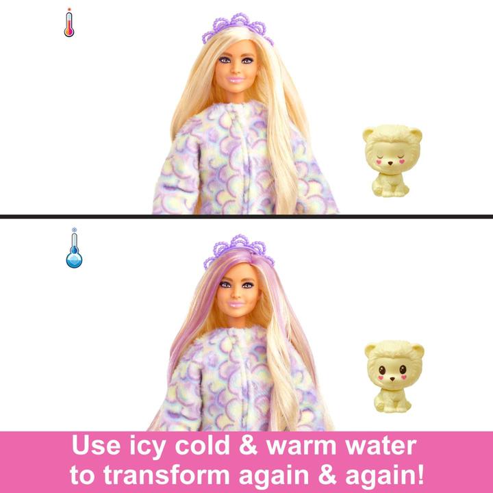 Produktbild Barbie Cutie Cozy Cute Reveal Serie Puppe - Löwe