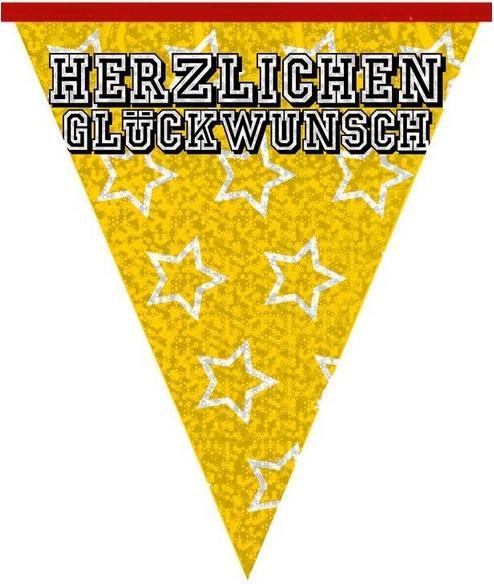 Produktbild Generic Holografische Glückwunschfahne