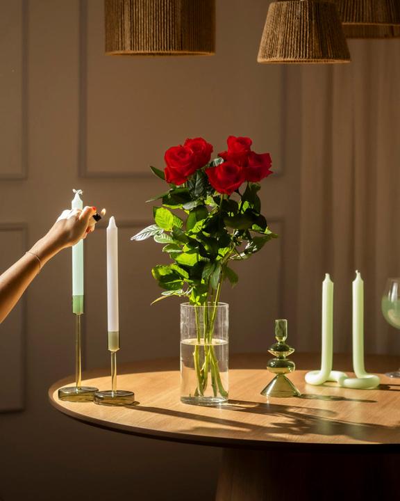 Image du produit feey Roses rouges (Fleurs coupées, 5x)