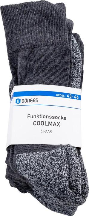 Actual product image Dönges Functional sock Coolmax, grey, size 43-46 (43 - 46)