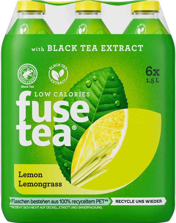 Actual product image Fusetea Lemon-Lemongrass (6 x 150 cl)
