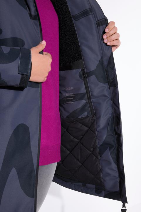 Actual product image Ulla Popken HYPRAR Scribble Print Coat