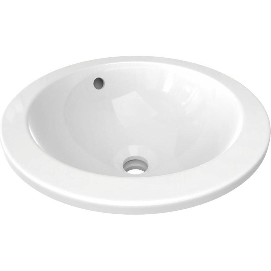 Ideal Standard, Waschbecken, Connect Einbauwaschtisch rund 380mm E5051 (380 mm, 380 mm)
