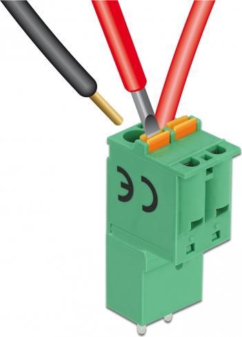 Produktbild Delock Terminalblock Set für Platine 2 Pin 5,08 mm Rastermass vertikal