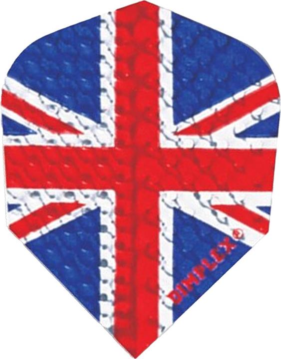 Actual product image Harrows Dart Flights Dimplex Square Union Jack