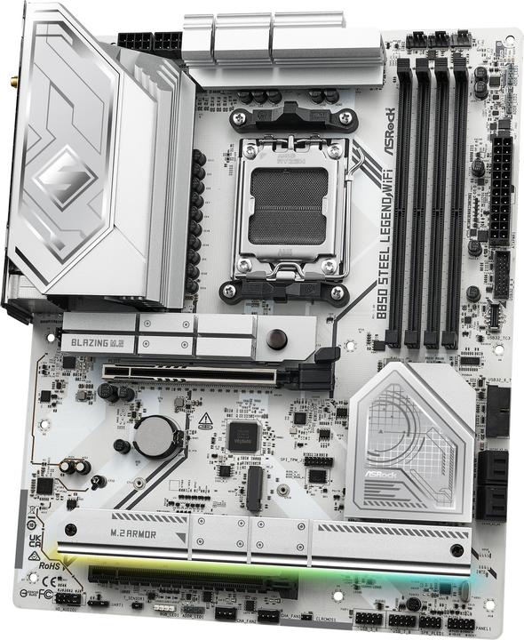 Image du produit AsRock B850 Steel Legend WiFi (AM5, AMD B850, ATX)