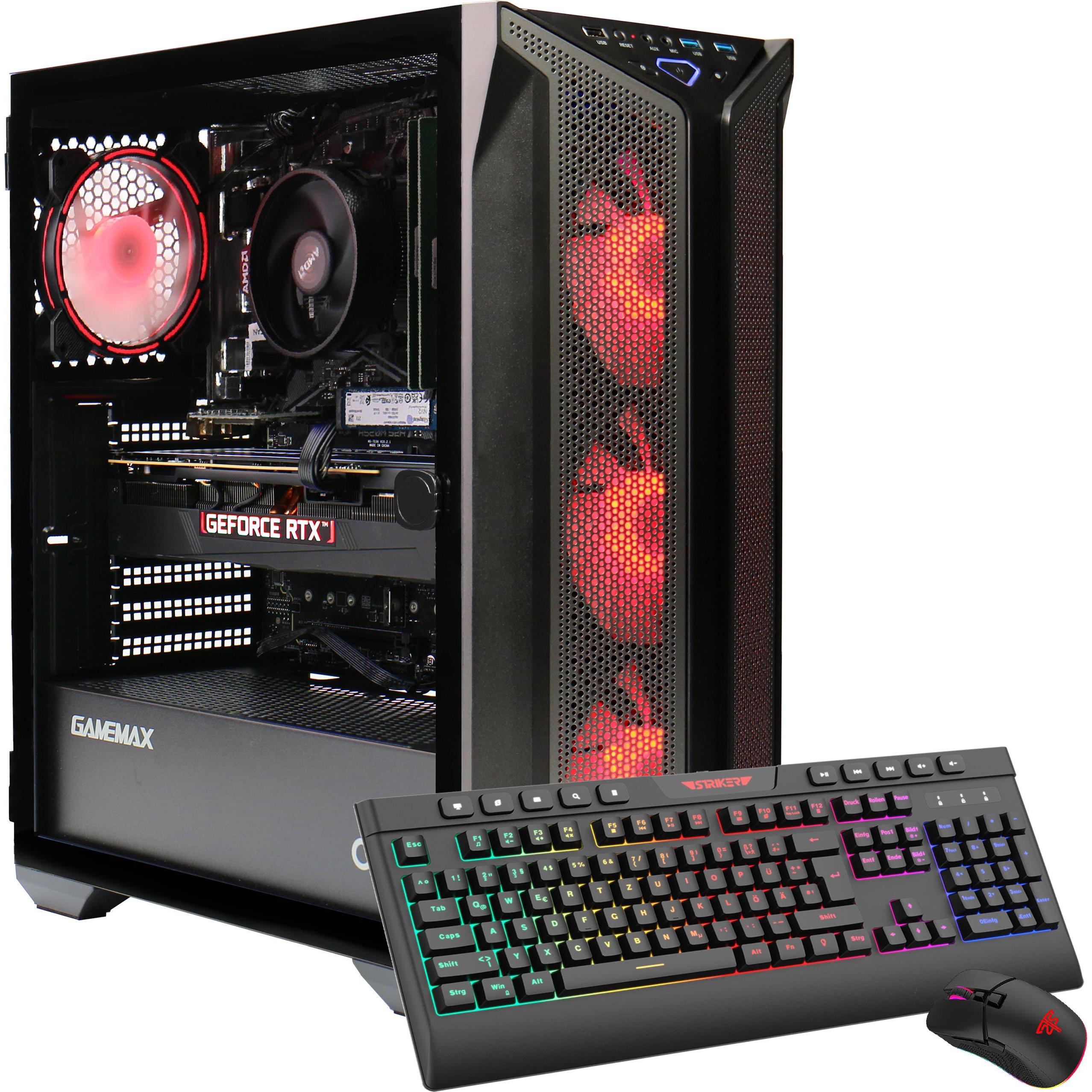 Hyrican GAMEMAX Brufen C1 7427 Ryzen 5 7500F 32GB DDR5 1TB SSD RTX 4060 (AMD Ryzen 5 7500F, 32 GB, 1000 GB, GeForce RTX ...