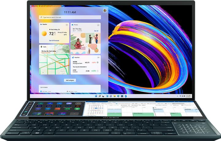 Produktbild ASUS ZenBook Pro Duo 15 (15.60", Intel Core i7-12700H, 16 GB, 1000 GB, CH)