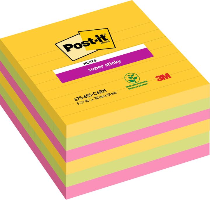 Actual product image Post-it Super Sticky (101 x 101 mm)