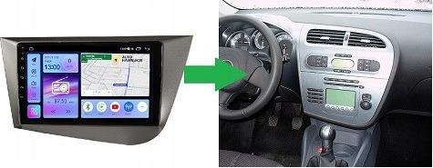 Actual product image No Name RADIO GPS NAVIGATION SEAT LEON II 2005-2012 ANDROID (9")
