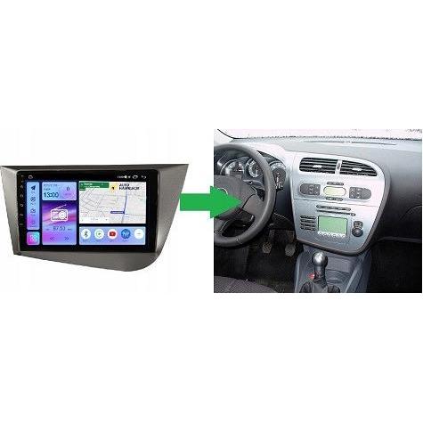 Thumbnail - No Name, Fahrzeug Navigation, RADIO GPS NAVIGATION SEAT LEON II 2005-2012 ANDROID (9")