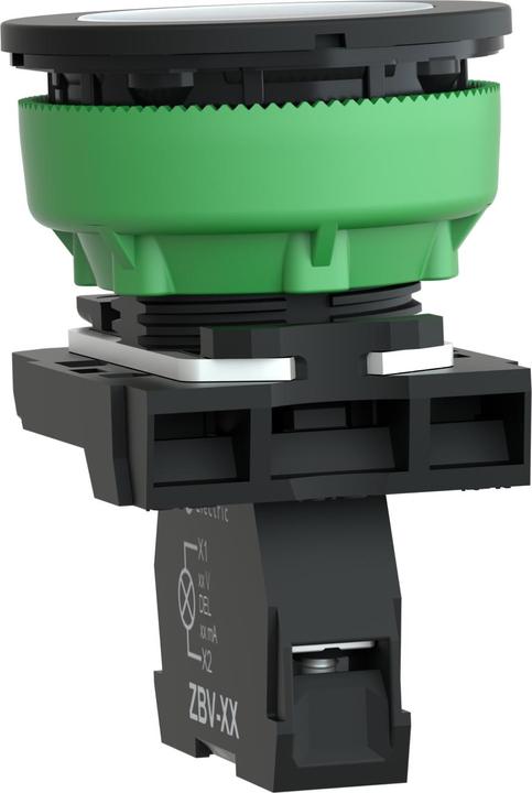 Actual product image Schneider Electric Indicator lights, compl., flush, plastic, XB5FVM1
