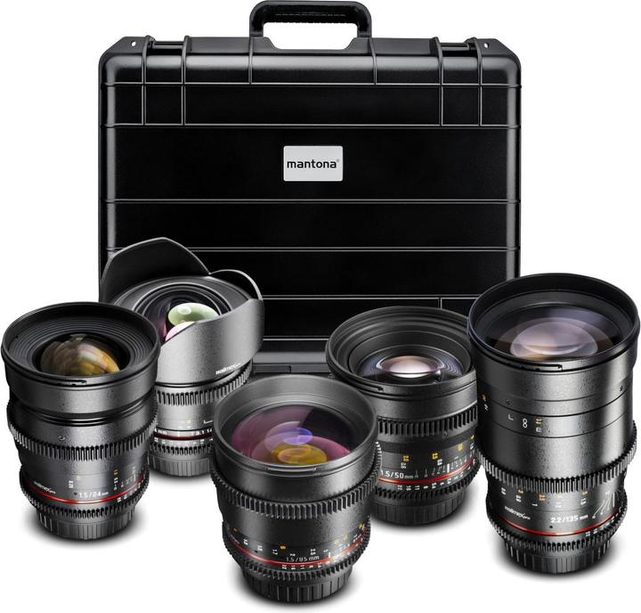 Actual product image Walimex Video UWW Tele Set 5x Sony E (Sony E, APS-C / DX)