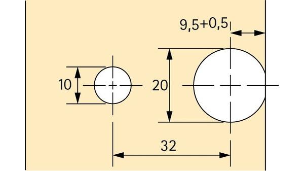 Produktbild Hettich Exzenter-Verbindungsbeschlag VB 36 (Verbindungsbeschlag, 1 Stk.)