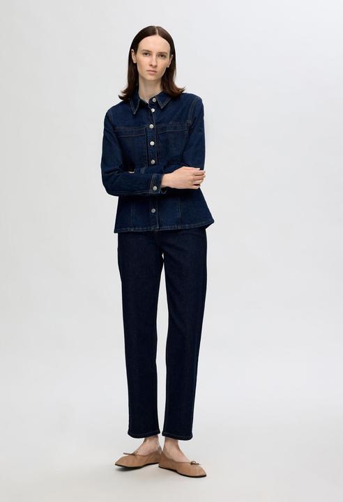 Image du produit Selected Femme Jeans bleu foncé coupe droite (W26/L32)
