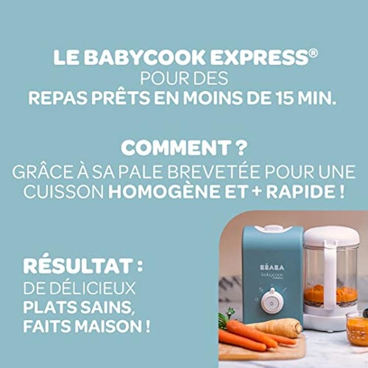 Image du produit Beaba Nouveau! Babycook Express Grinder-Steamer Baltic bleu