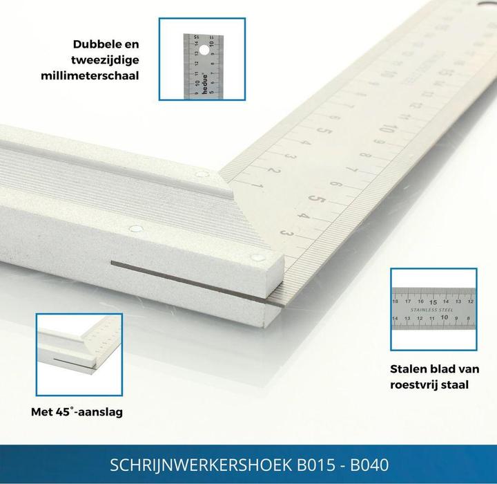 Actual product image Hedue fitter's square