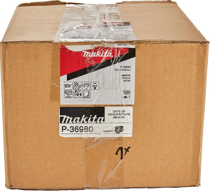 Productafbeelding Makita Schuurband 100x610mm hout/metaal korrel 100 ( 25st ) (100)