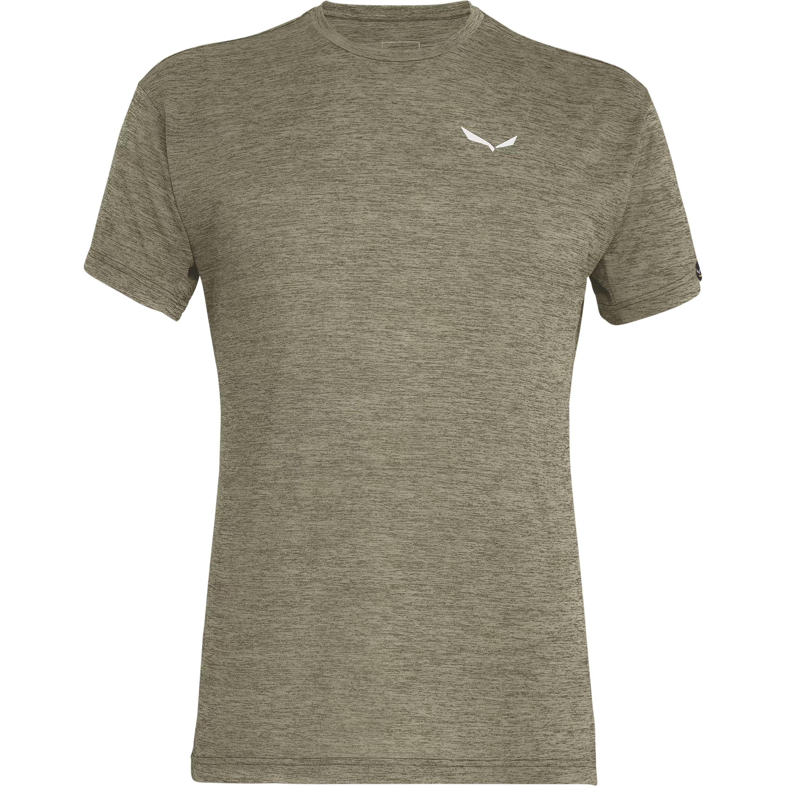 Salewa, Herren, Funktionsshirt, Puez Melange Tee T-Shirt (XL), Grün, XL
