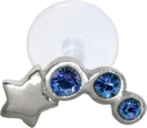 Immagine prodotto Bijouteria Piercing orecchio (Bioplastica, Argento 925, Vetro (di orologio))