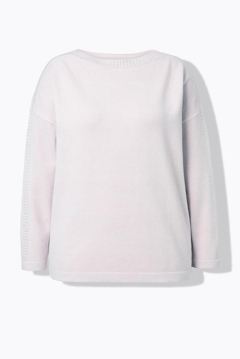 Produktbild Ulla Popken Pullover, Oversized, U-Boot-Ausschnitt, Langarm (46, 48)