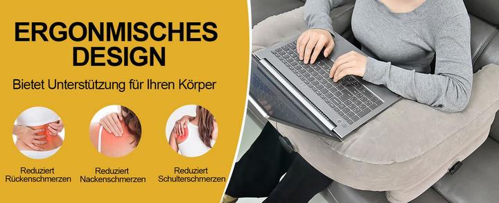 Actual product image Dema Reading cushion Arm support laptop cushion Air cushion inflatable Grey