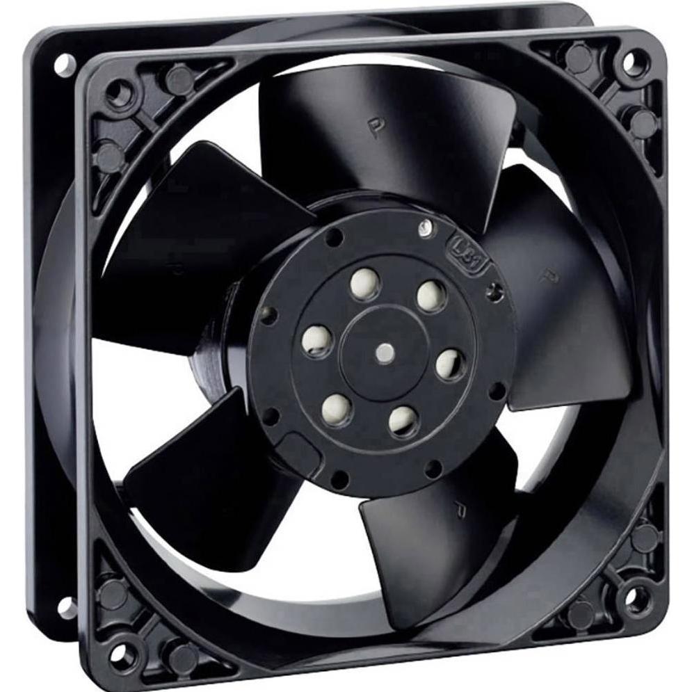 Papst EBM 4850 N Axiallüfter 230 V/AC 102 m³/h (L x B x H) 119 x 119 x 38 mm (119 mm, 1 x), PC Lüfter, Schwarz