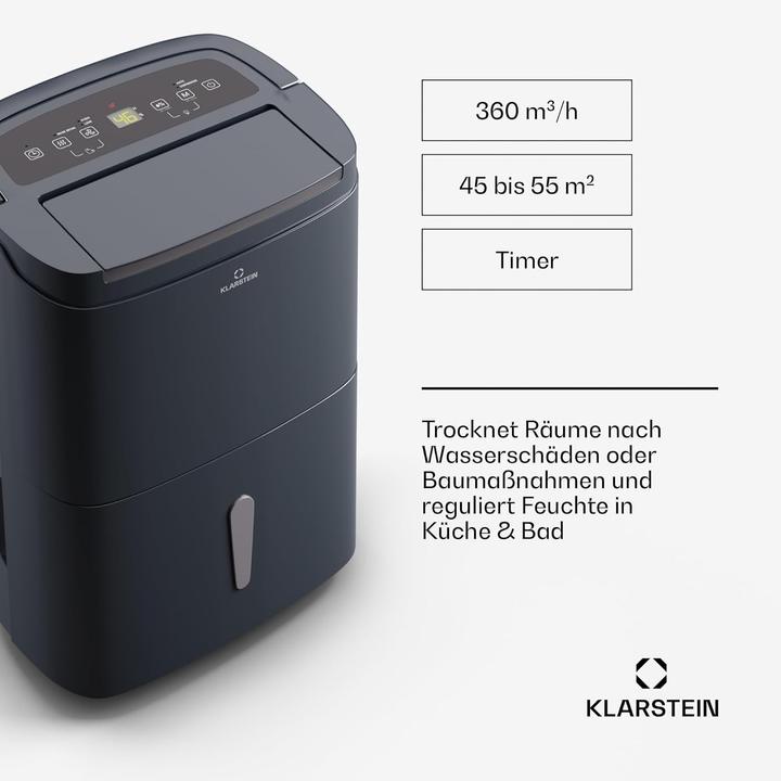 Actual product image Klarstein Luftentfeuchter (55 m², 50 l/24h)