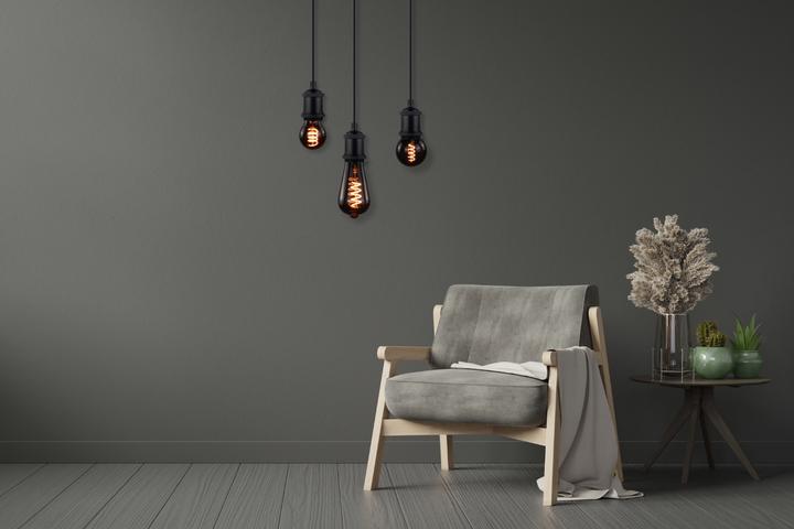 Immagine prodotto Luxula Lampada a filamento LED, SPIRALE, Pera, E27, 4W, 40lm, 1800K, dimmerabile (E27, 40 lm, 1 x)