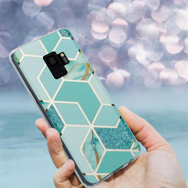 Image du produit Cadorabo Couverture IMD TPU Marbre coloré (Samsung Galaxy S9+)