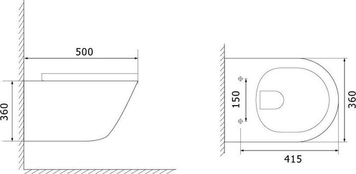 Immagine prodotto Domoletti WC sospeso