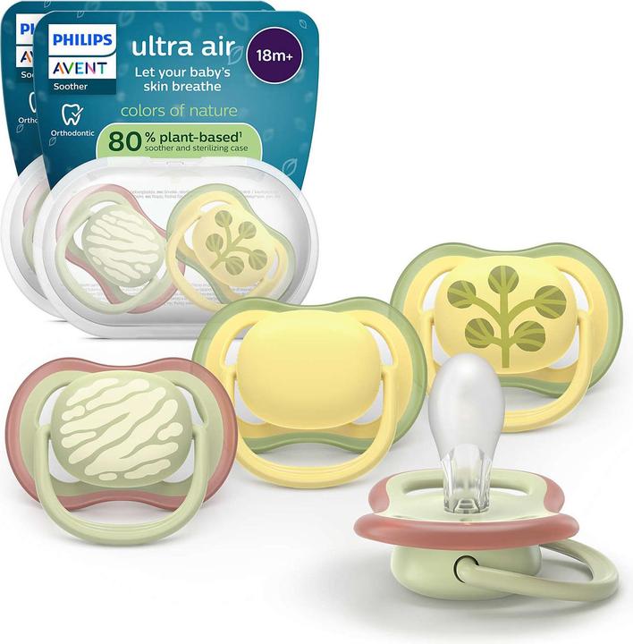 Actual product image Philips Avent Pacifier SCF349/55 ultra air (4x)