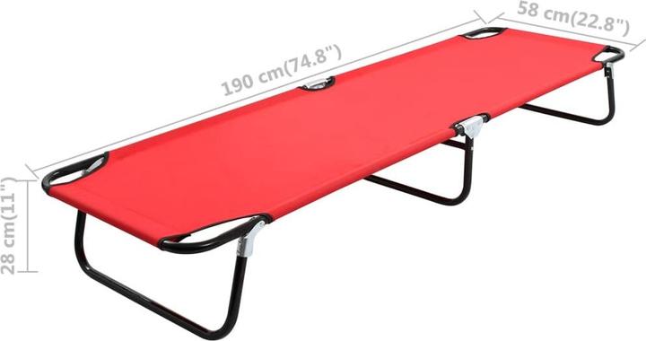 Immagine prodotto vidaXL Sonnenliege (190 cm)