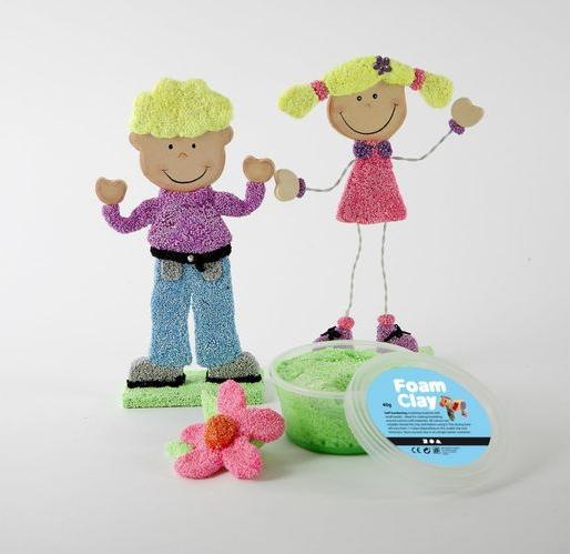 Actual product image Creativ Company Modelling Set Foam Clay assorted colours