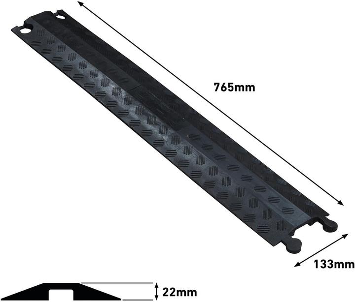 RS PRO Safe-D F-Clip 50 - Pack of 50 (flat form (Kabelbrücke, 76.50 cm)