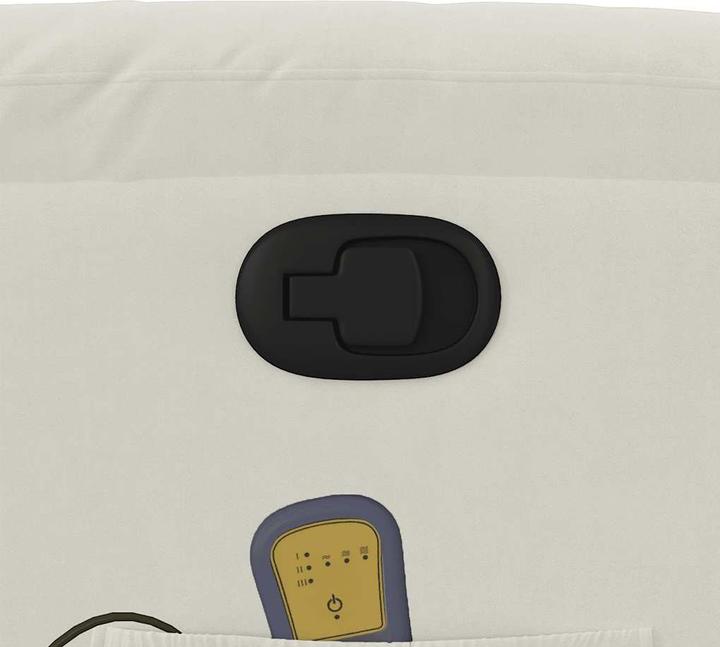 Produktbild vidaXL Massagesessel mit Aufstehhilfe Samt