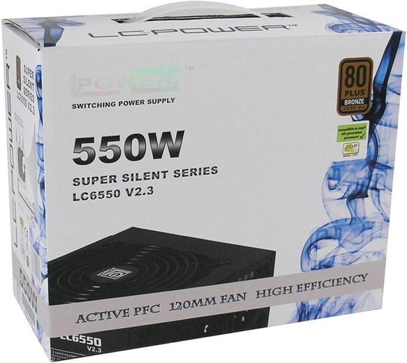 Produktbild LC-Power SuperSilent Black-Edition 6550 (550 W)