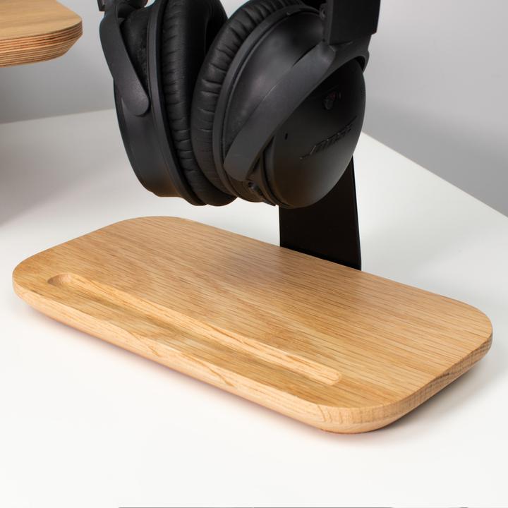 Actual product image Balolo Headphone holder oak
