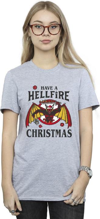 Produktbild Netflix Stranger Things Hellfire Christmas TShirt (M)