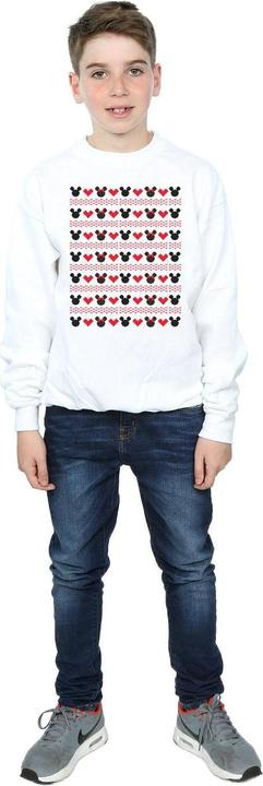 Produktbild Disney Mickey And Minnie Christmas Hearts Sweatshirt Jungen (140, 146)