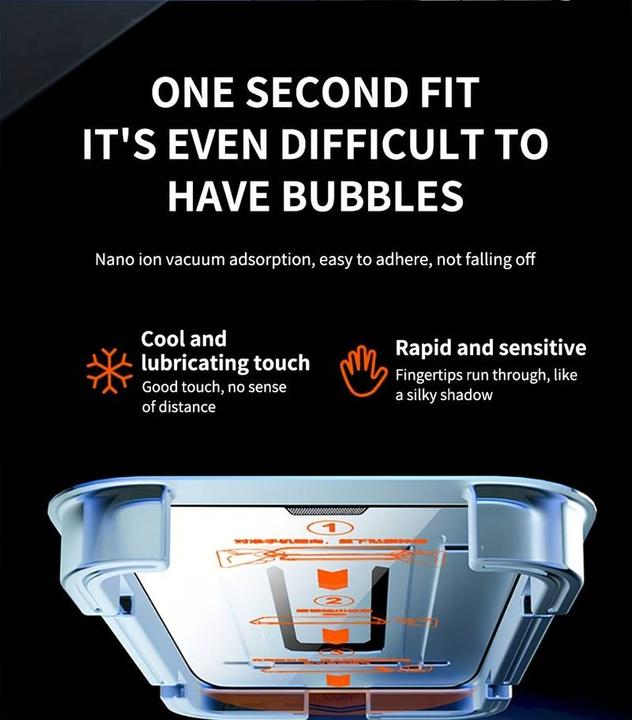 Actual product image PhoneLook 2-pack of anti-spy protective screens with automatic quick-fit set and dust protection (2 pcs., Apple iPhone 12 Pro Max)